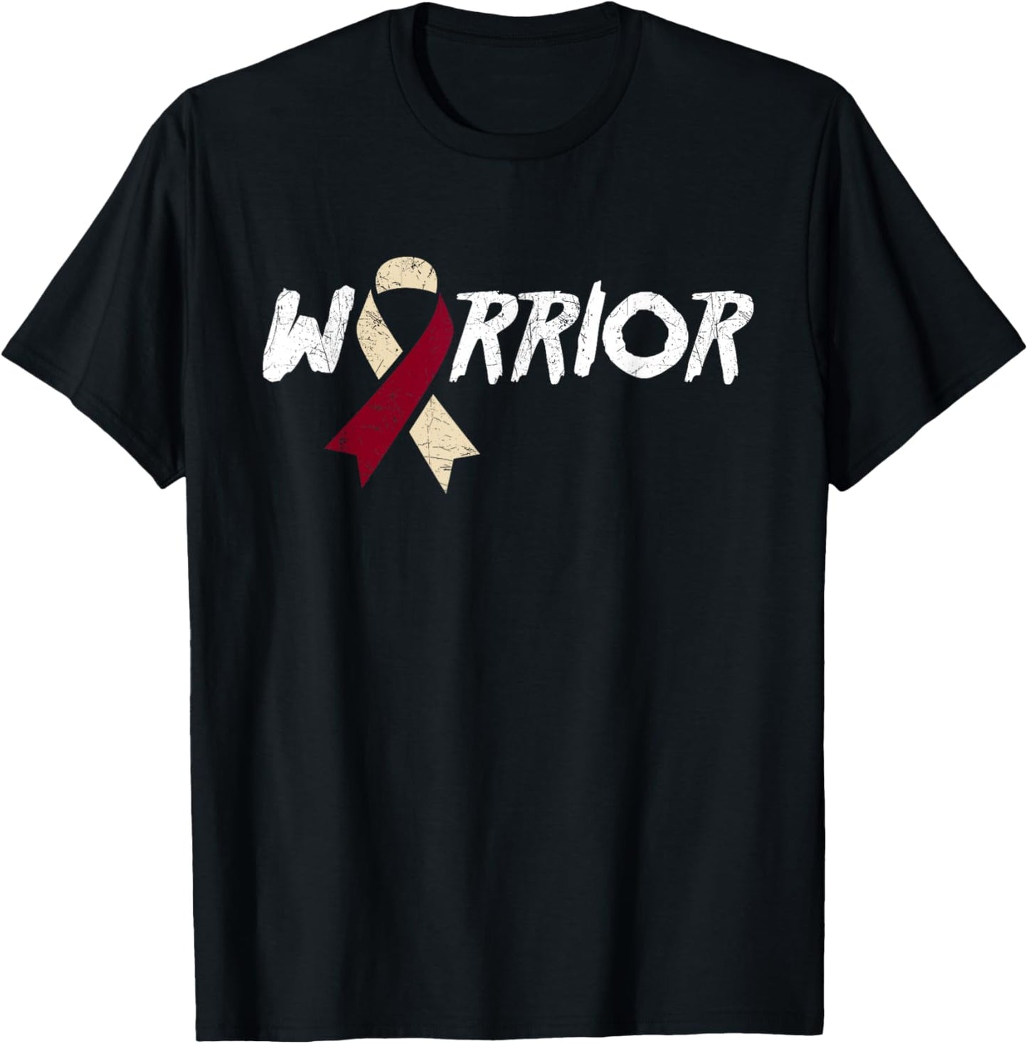 Throat Cancer Oral, Head & Neck Cancer Warrior Fighter T-Shirt - T-Shirt | Black