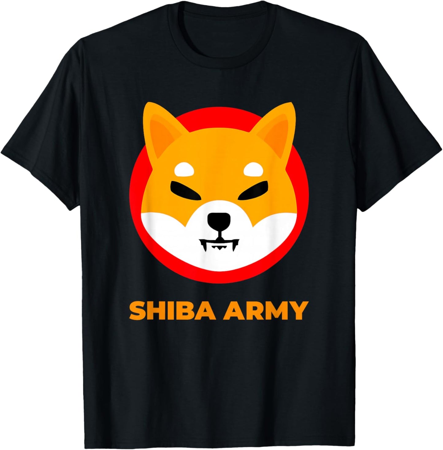 Shiba Inu Coin Crypto Token Cryptocurrency Wallet Shiba Army T-Shirt - T-Shirt | Black
