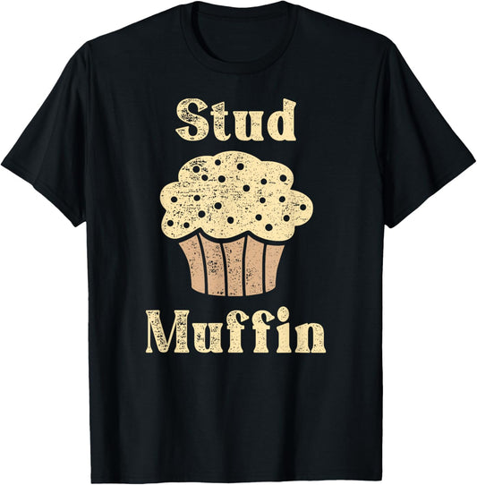 Stud Muffin T-Shirt - T-Shirt | Black