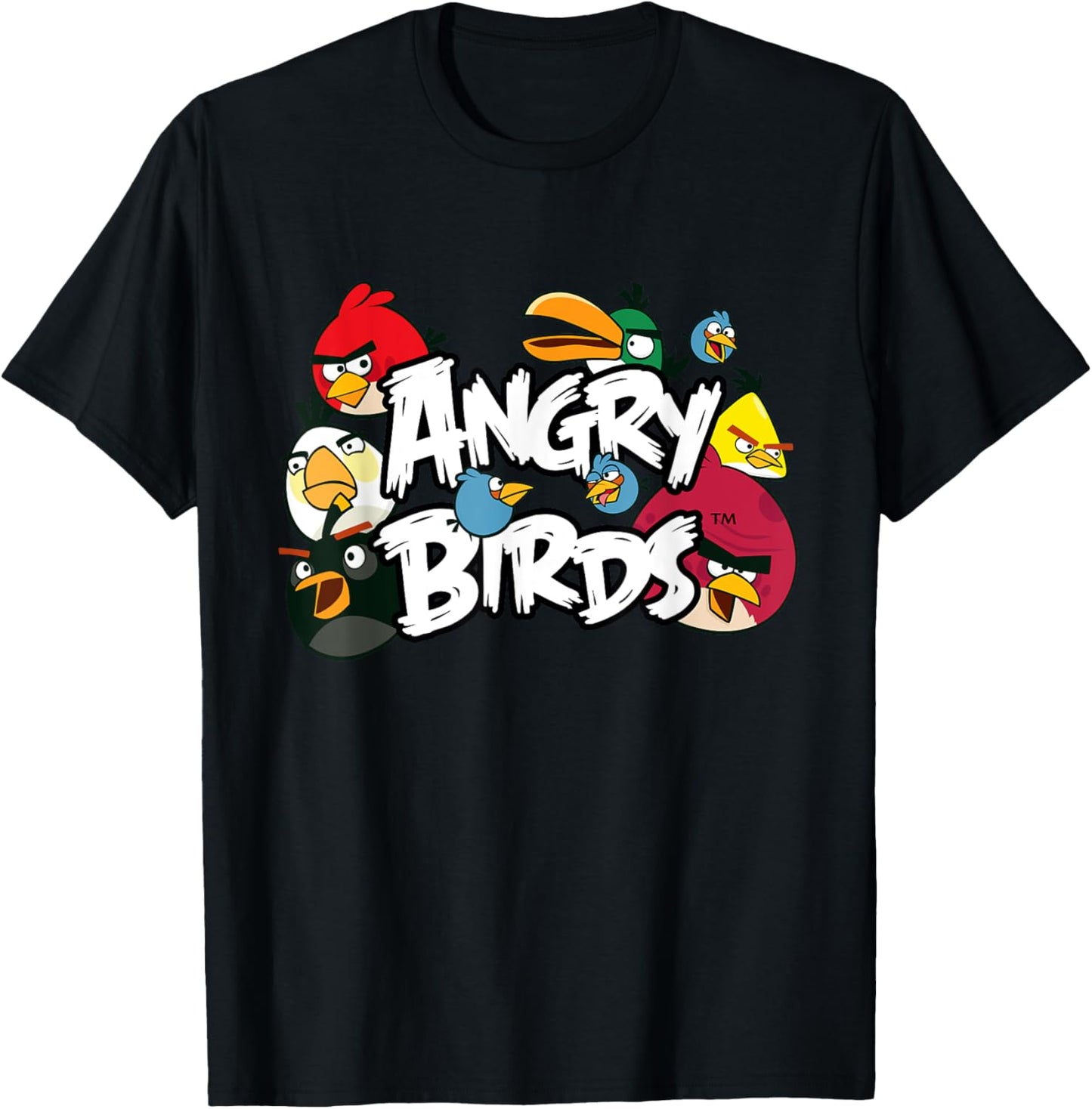 Angry Birds Classic Official Merchandise T-Shirt - T-Shirt | Black