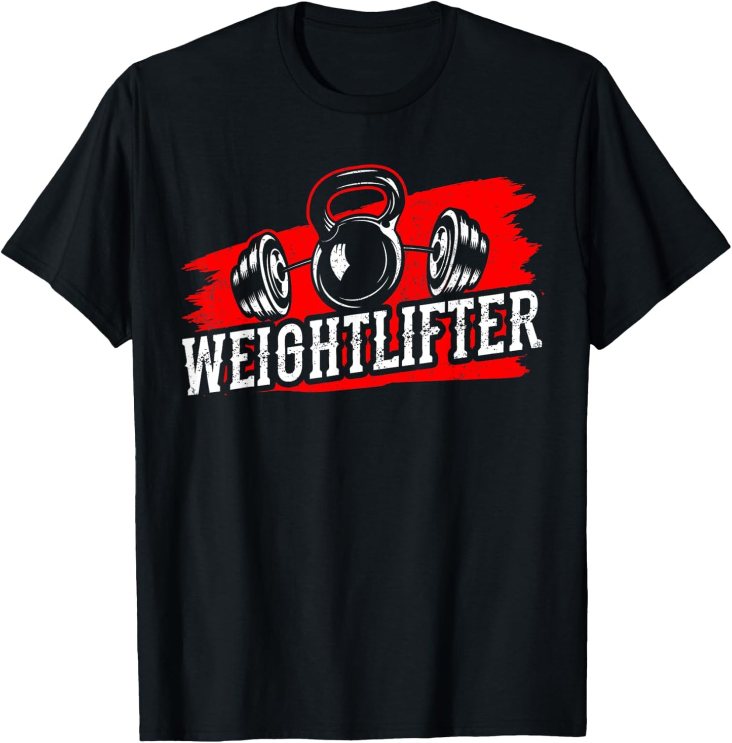 Weightlifter Lifting Workout Gym Lift Weightlifting T-Shirt - T-Shirt | Black