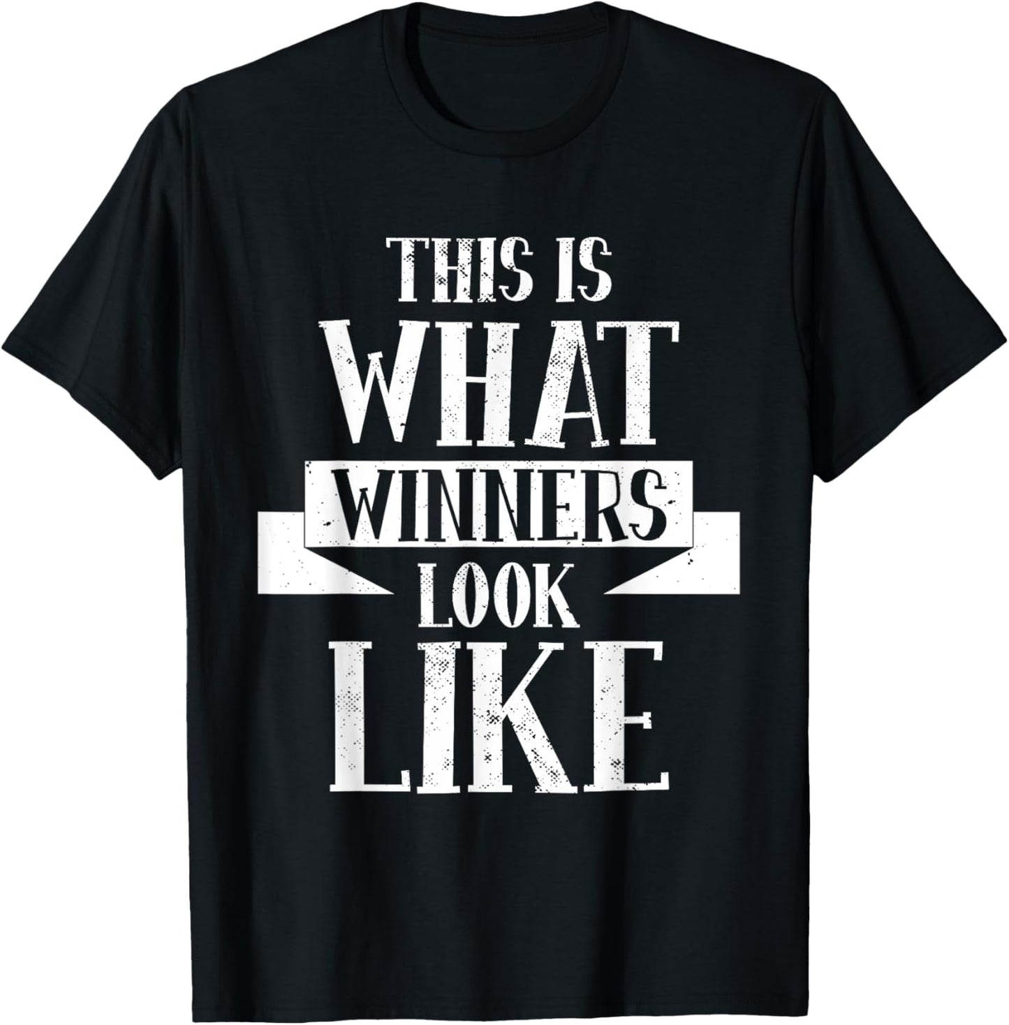 This is how winners look | motivation fitness training T-Shirt - T-Shirt | Black