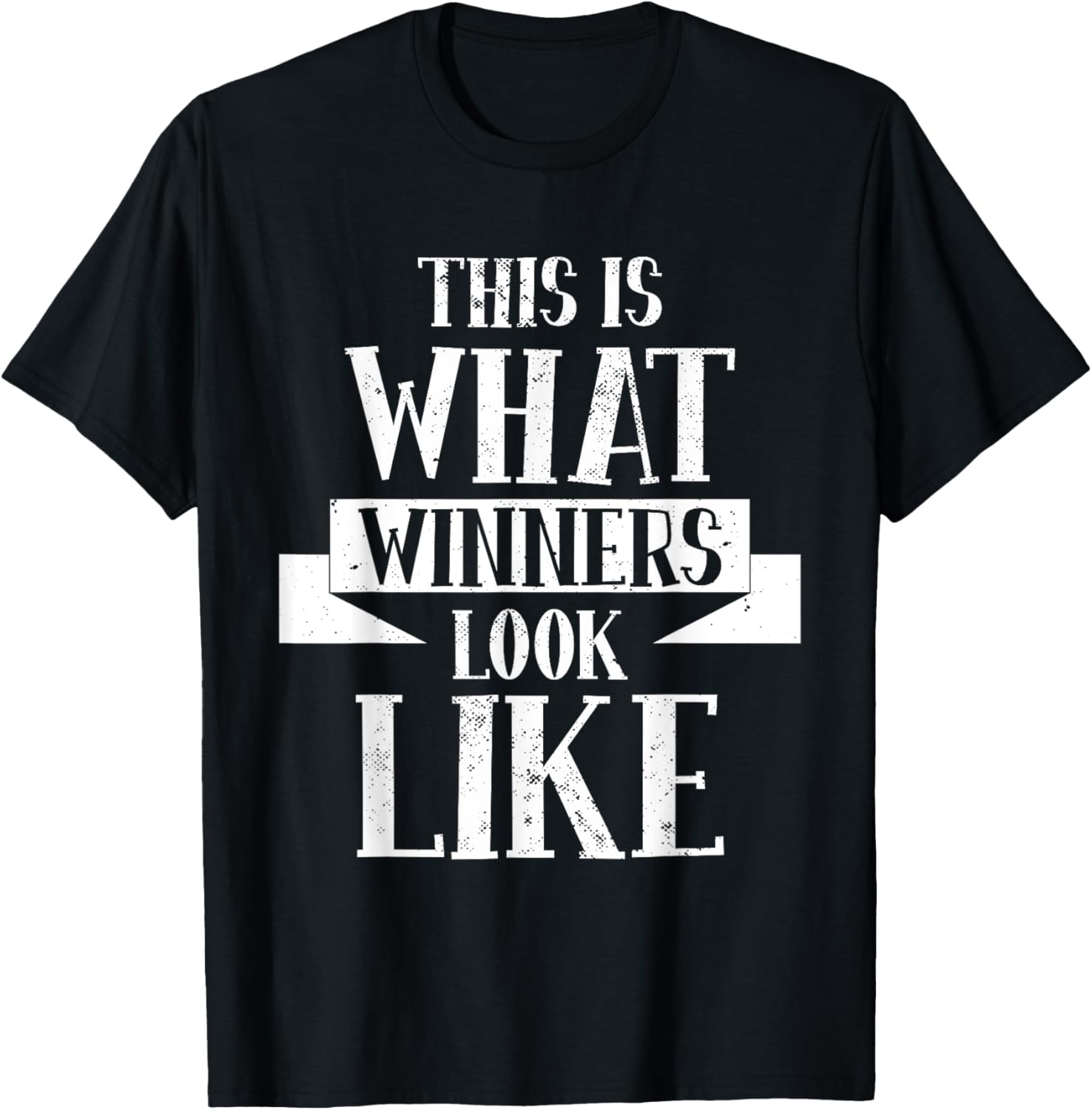 This is how winners look | motivation fitness training T-Shirt - T-Shirt | Black