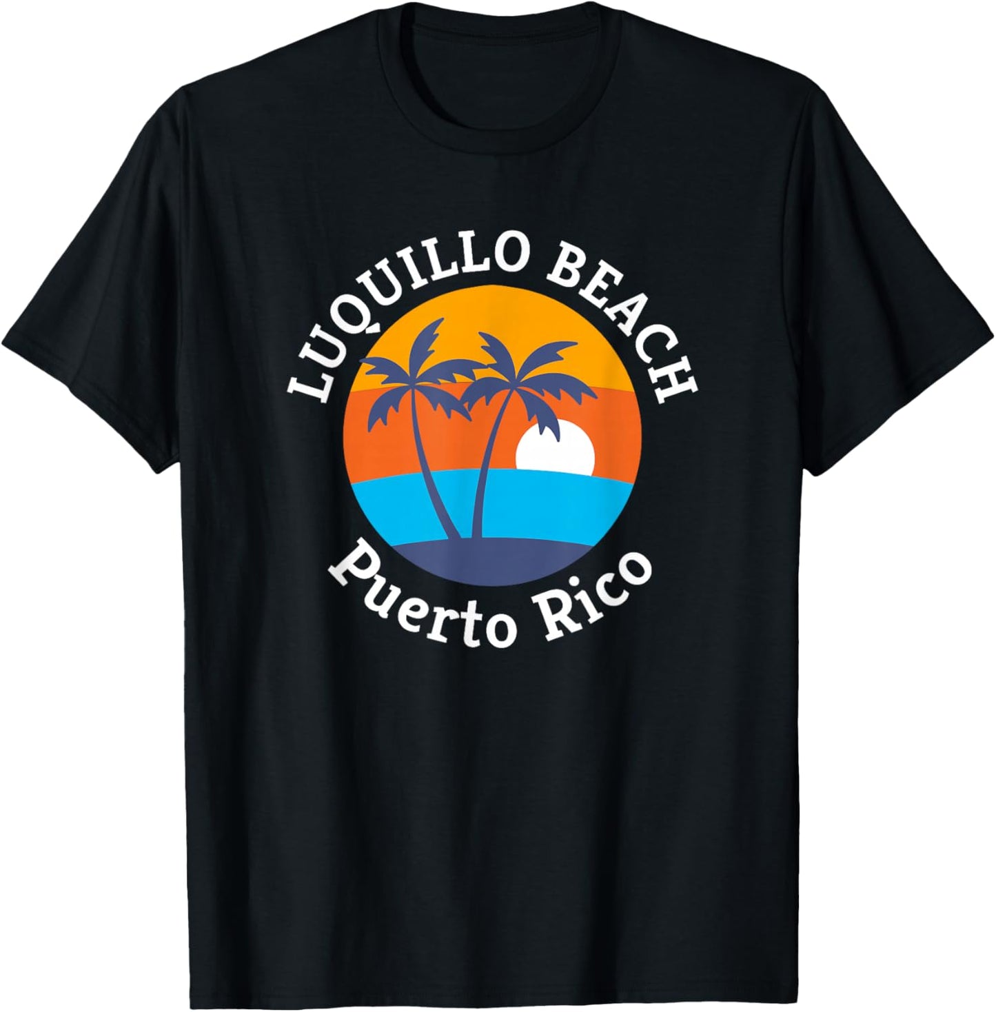 Luquillo Beach Puerto Rico Summer Vacation Souvenir Women Kids T-Shirt - T-Shirt | Black