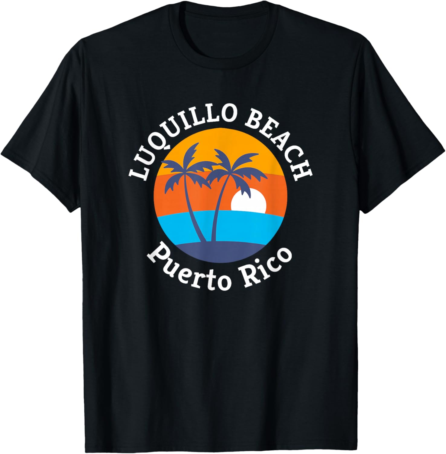 Luquillo Beach Puerto Rico Summer Vacation Souvenir Women Kids T-Shirt - T-Shirt | Black