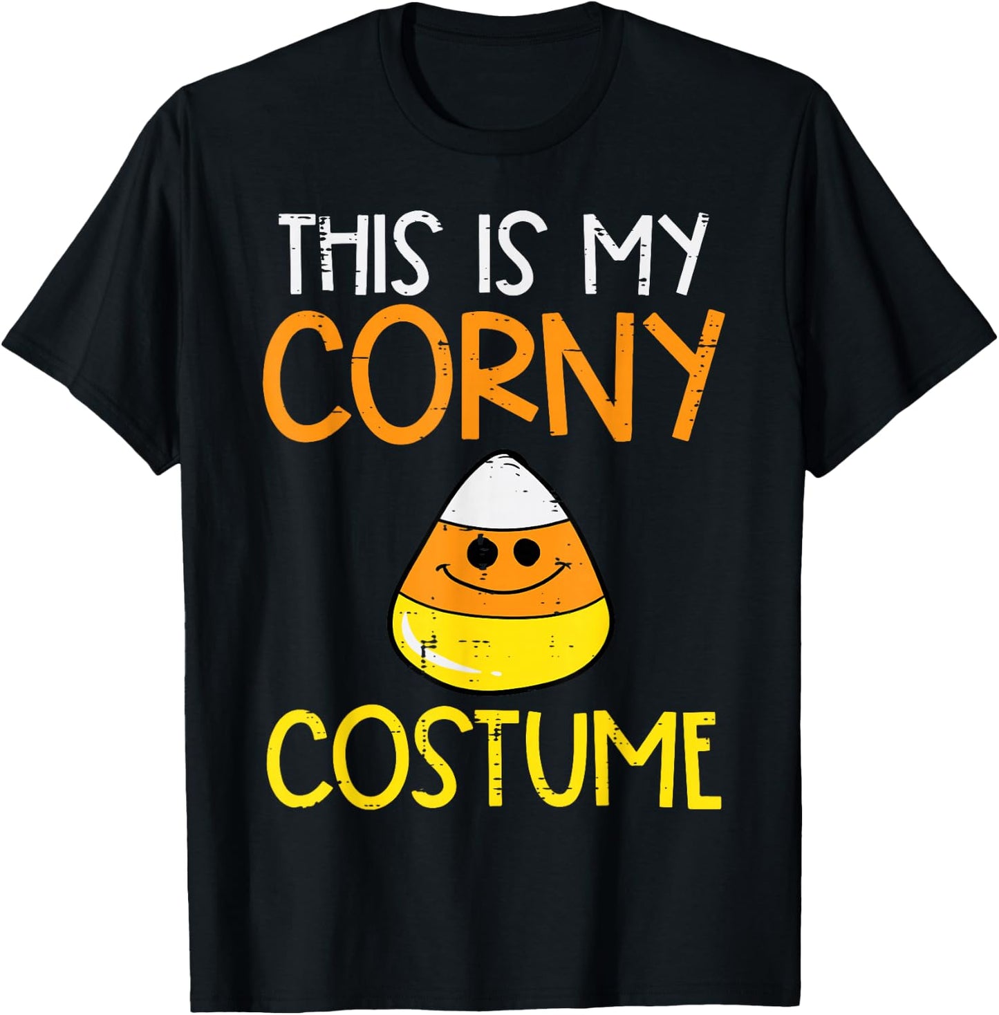 Halloween This My Corny Costume Candy Corn Kids Men Women T-Shirt - T-Shirt | Black