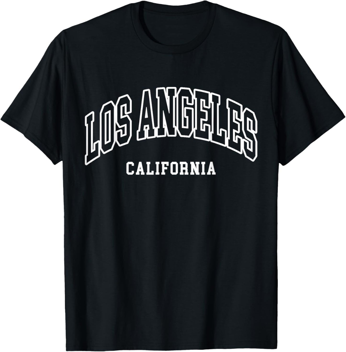 Los Angeles - California - Throwback Design - Classic Small T-Shirt - T-Shirt | Black