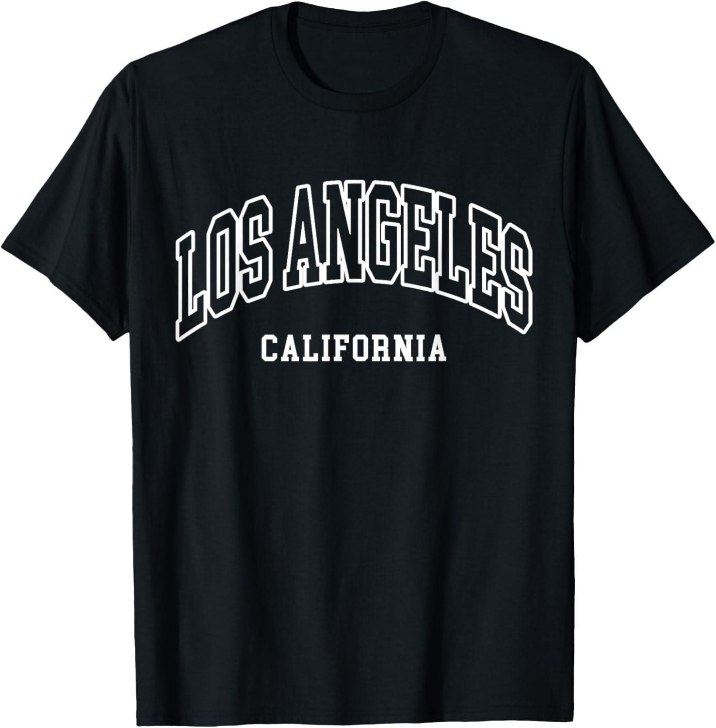 Los Angeles - California - Throwback Design - Classic Small T-Shirt - T-Shirt | Black