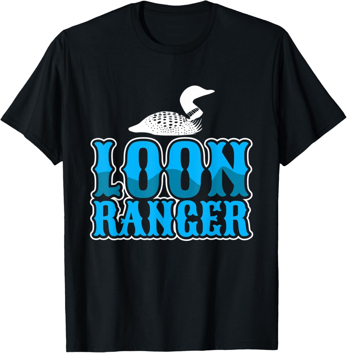 Loon ranger – Loon birding T-Shirt - T-Shirt | Black