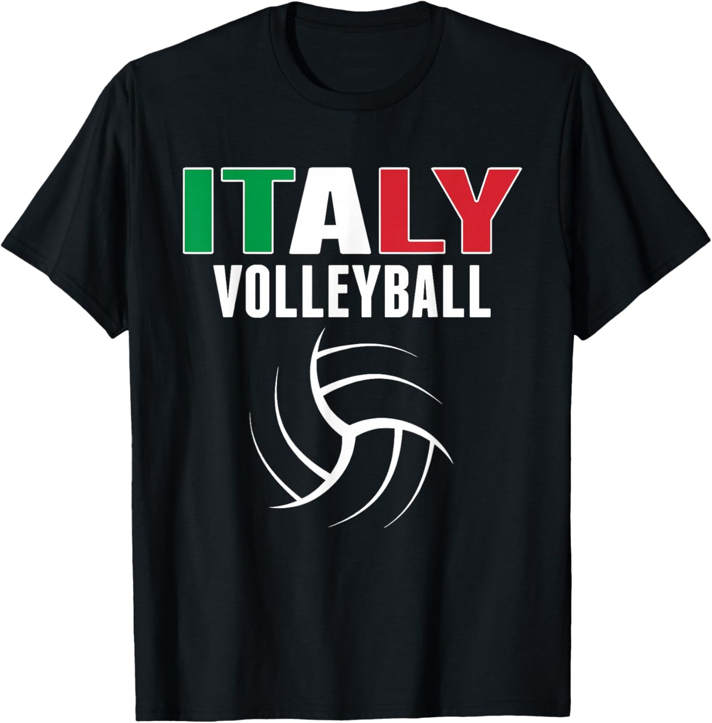 Italy Volleyball Fans Jersey - Italian Flag Sport Lovers T-Shirt - T-Shirt | Black