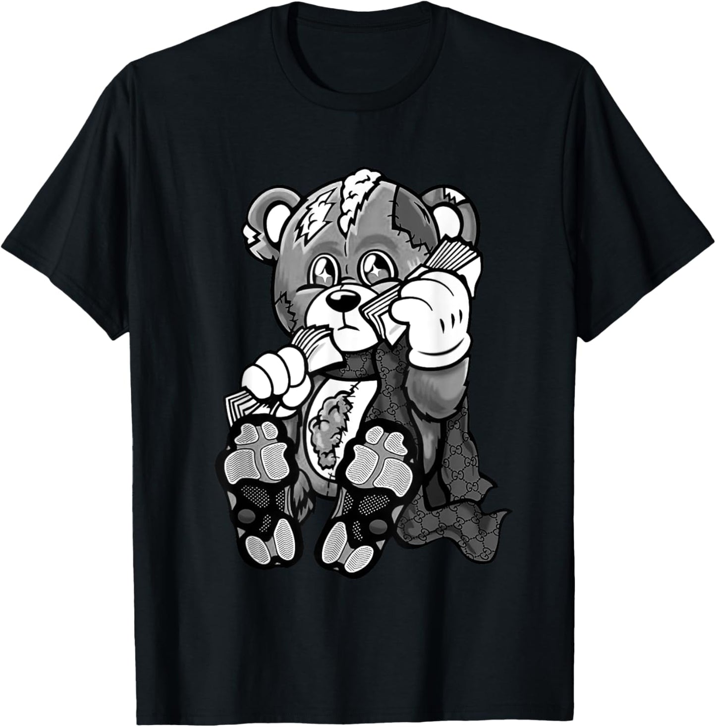 11 Cool Grey Heartbreak Money Shoes Retro Cool Grey 11 T-Shirt - T-Shirt | Black