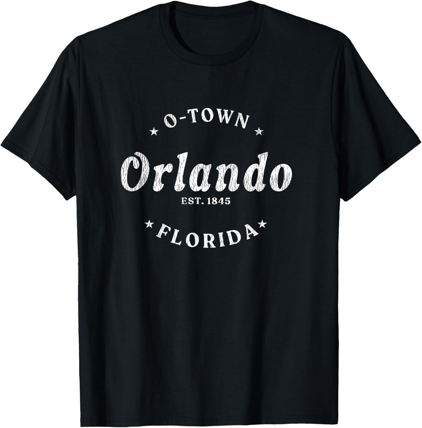 Vintage O-town Florida Gifts Souvenirs Orlando T-Shirt - T-Shirt | Black