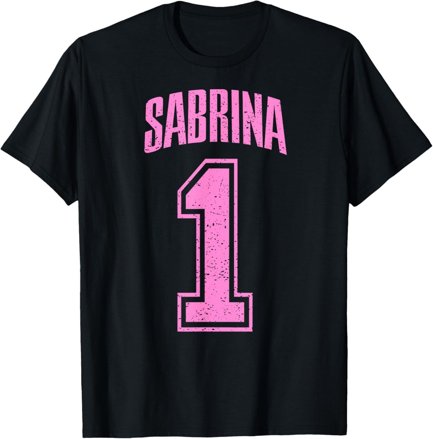 Sabrina Supporter Number 1 Biggest Fan T-Shirt - T-Shirt | Black
