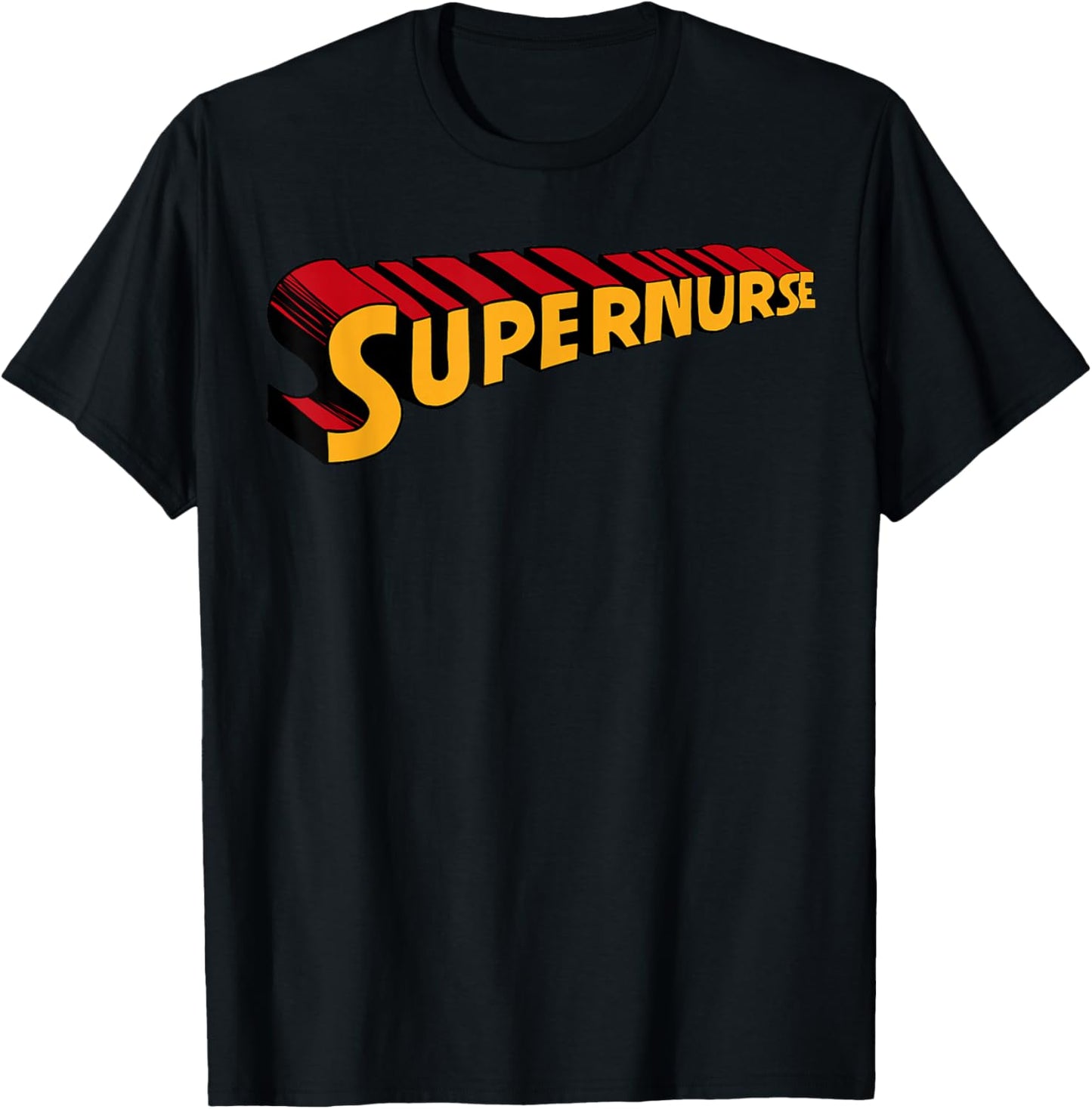 Super nurse Funny Superhero Nurse T-Shirt - T-Shirt | Black