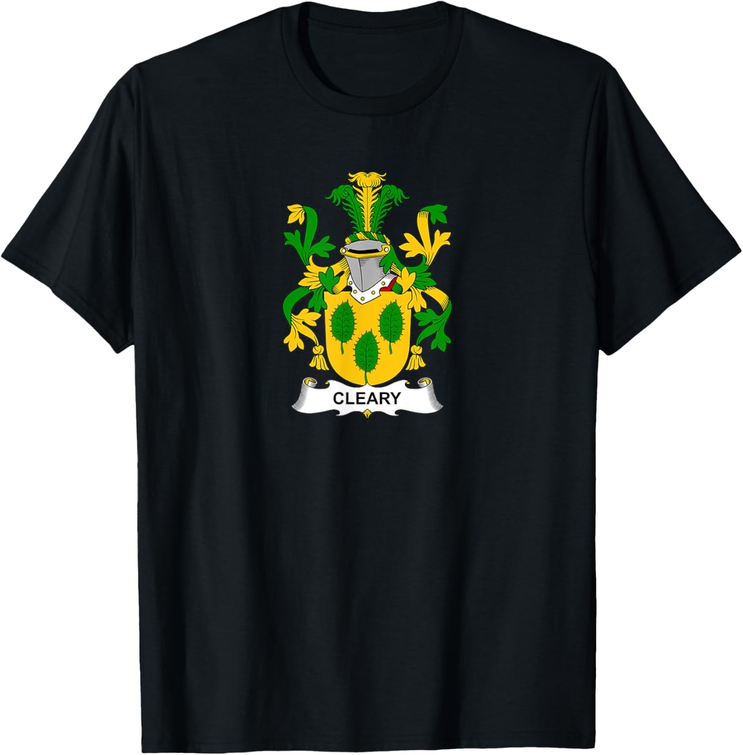 Cleary Coat of Arms - Family Crest T-Shirt - T-Shirt | Black