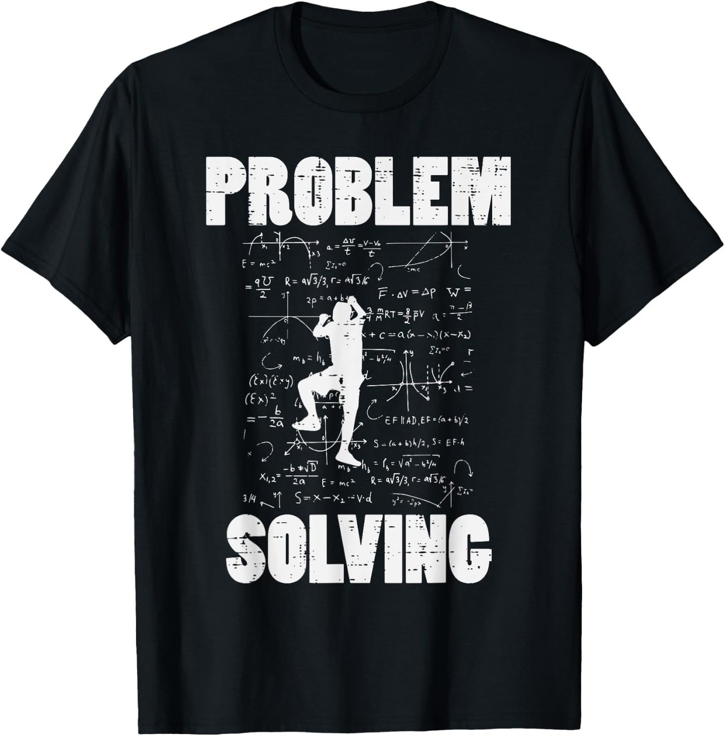 Climbing Problem Solving Math Funny Bouldering Men Women Kid T-Shirt - T-Shirt | Black