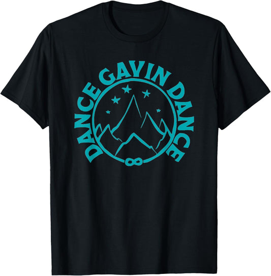 Dance Gavin Dance Graphic Design T-Shirt - T-Shirt | Black