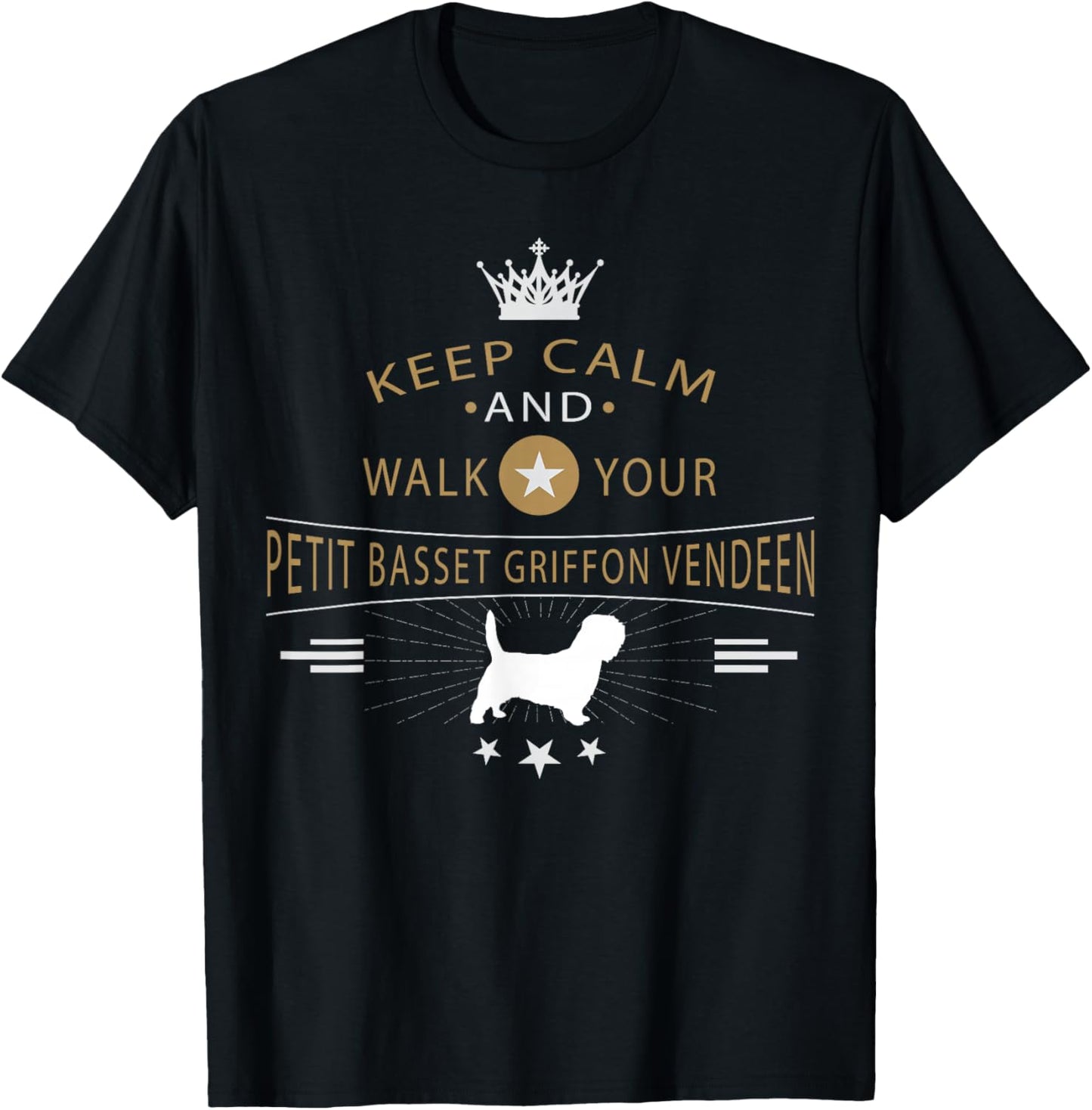 PBGV Petit Basset Griffon Vendeen Dog Breed Women Kids T-Shirt - T-Shirt | Black