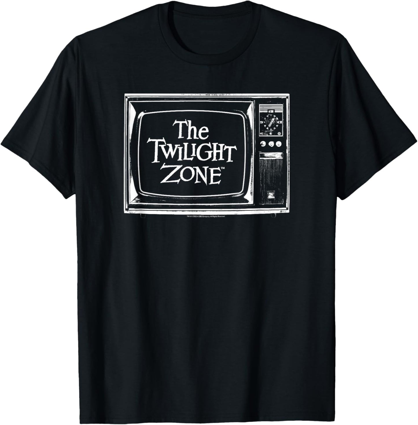 The Twilight Zone Vintage Television Logo T-Shirt - T-Shirt | Black