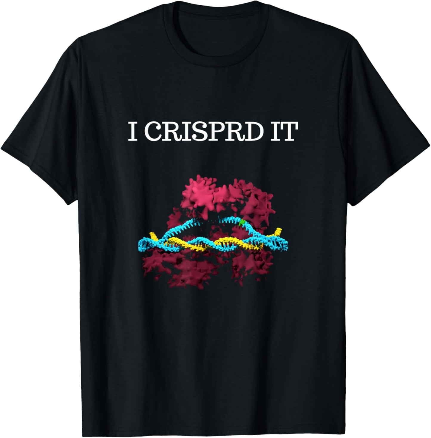 Crispr Scientist Biologist Science Teacher lab T-Shirt - T-Shirt | Black