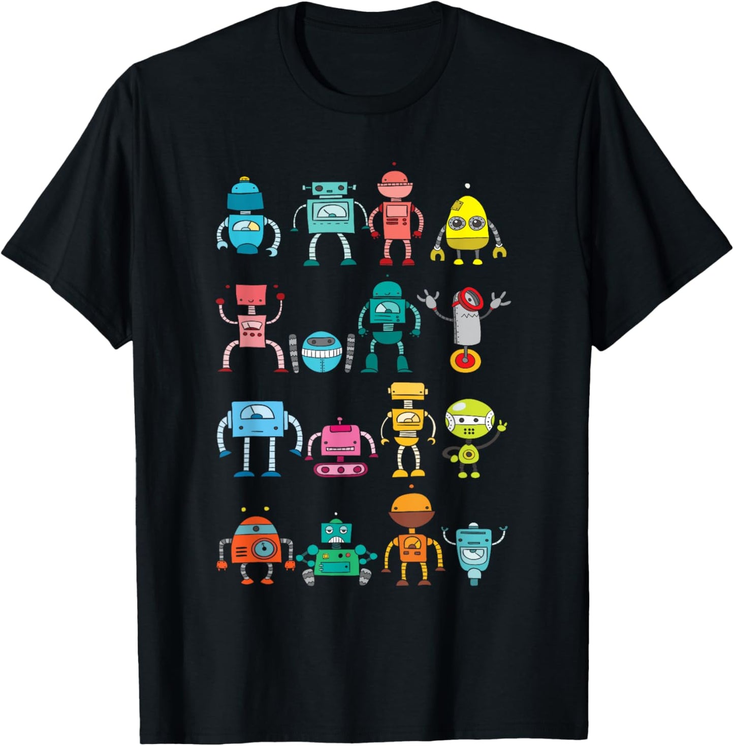 Funny Robotics Shirts - Robot Lover Robotics Engineer Engineering T-Shirt - T-Shirt | Black
