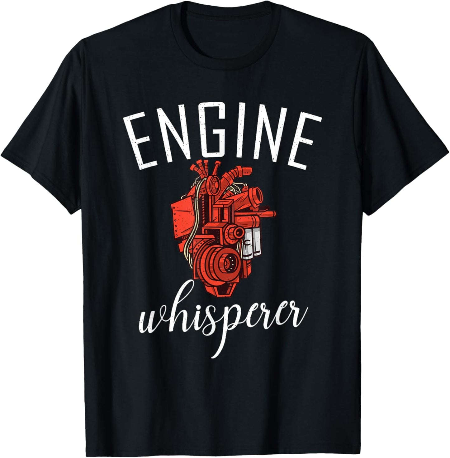 Engine Whisperer Repair Mechanic T-Shirt - T-Shirt | Black