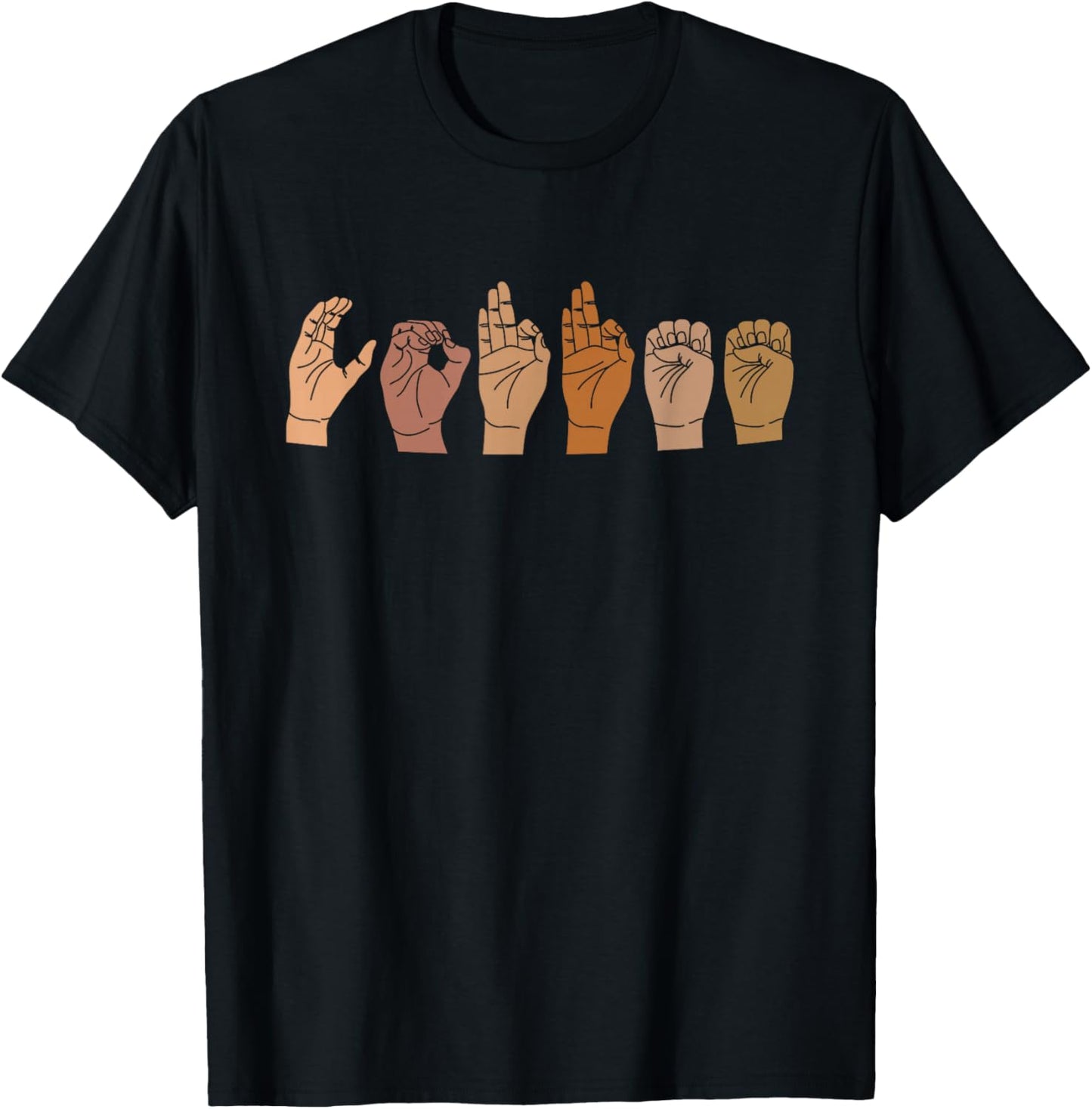 Coffee Asl T-Shirt - T-Shirt | Black