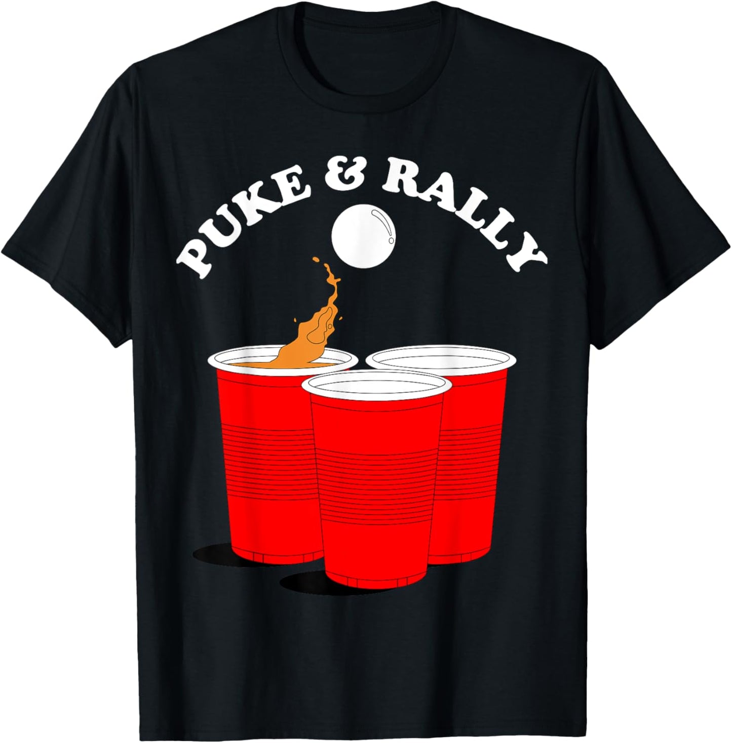 Puke and Rally T-Shirt - T-Shirt | Black