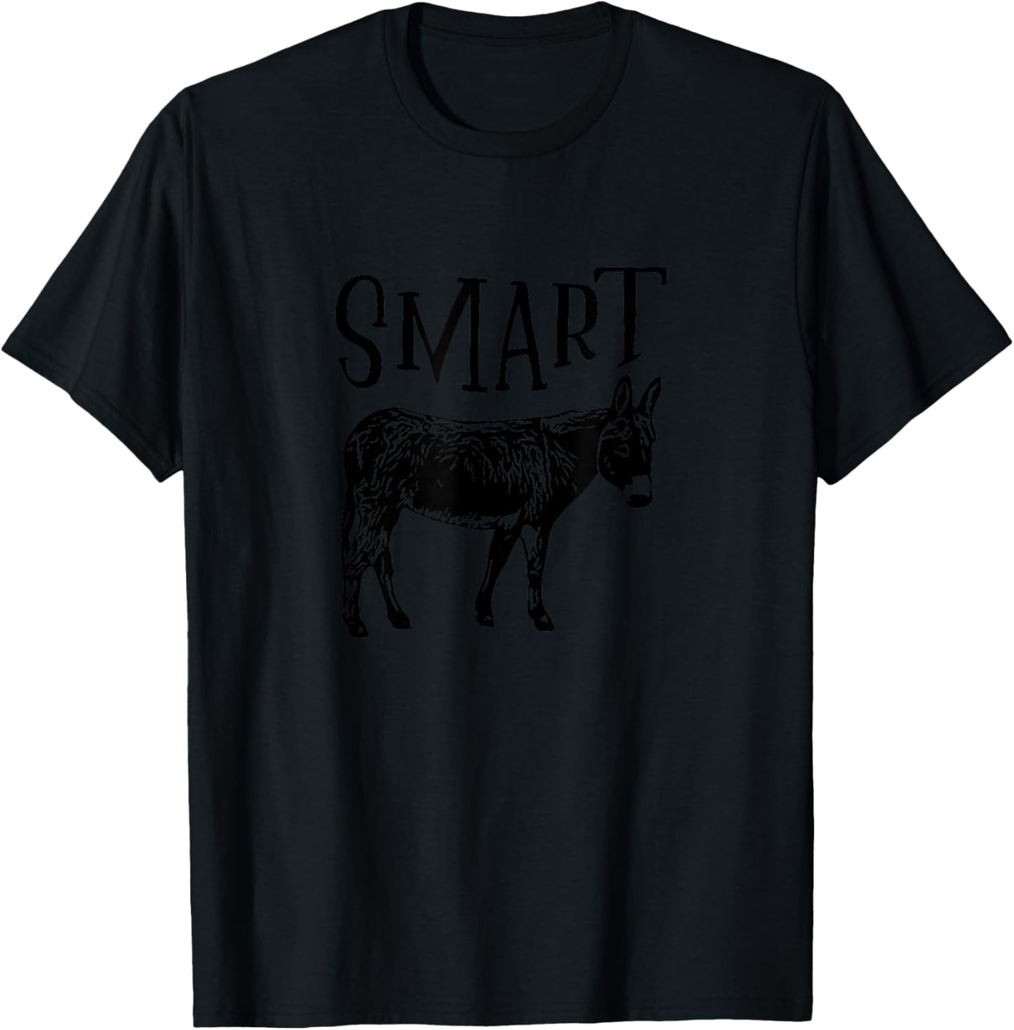 Smart Ass Donkey T-Shirt - T-Shirt | Black