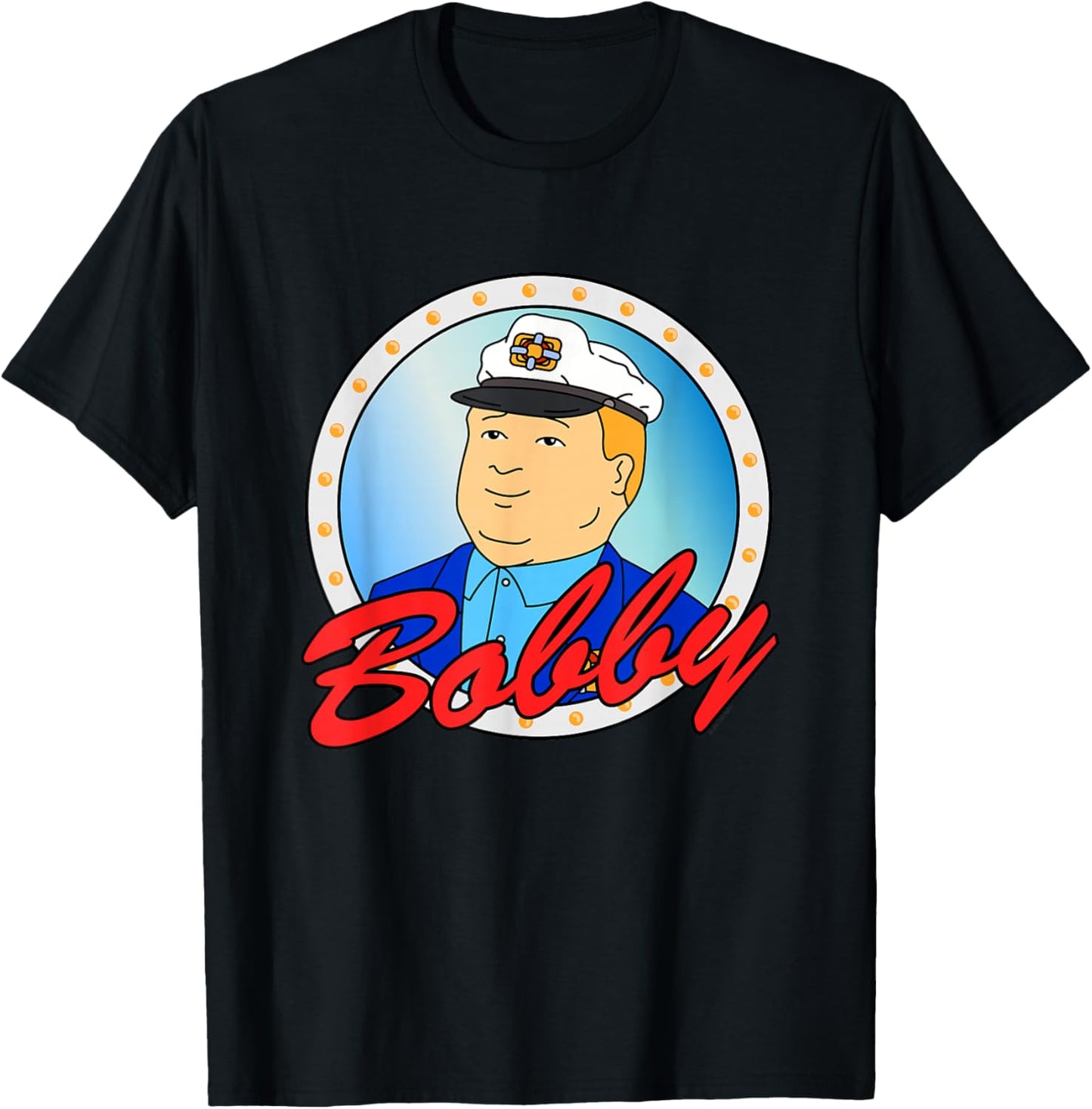 King of The Hill Sailor Bobby Hill Cartoon T-Shirt - T-Shirt | Black