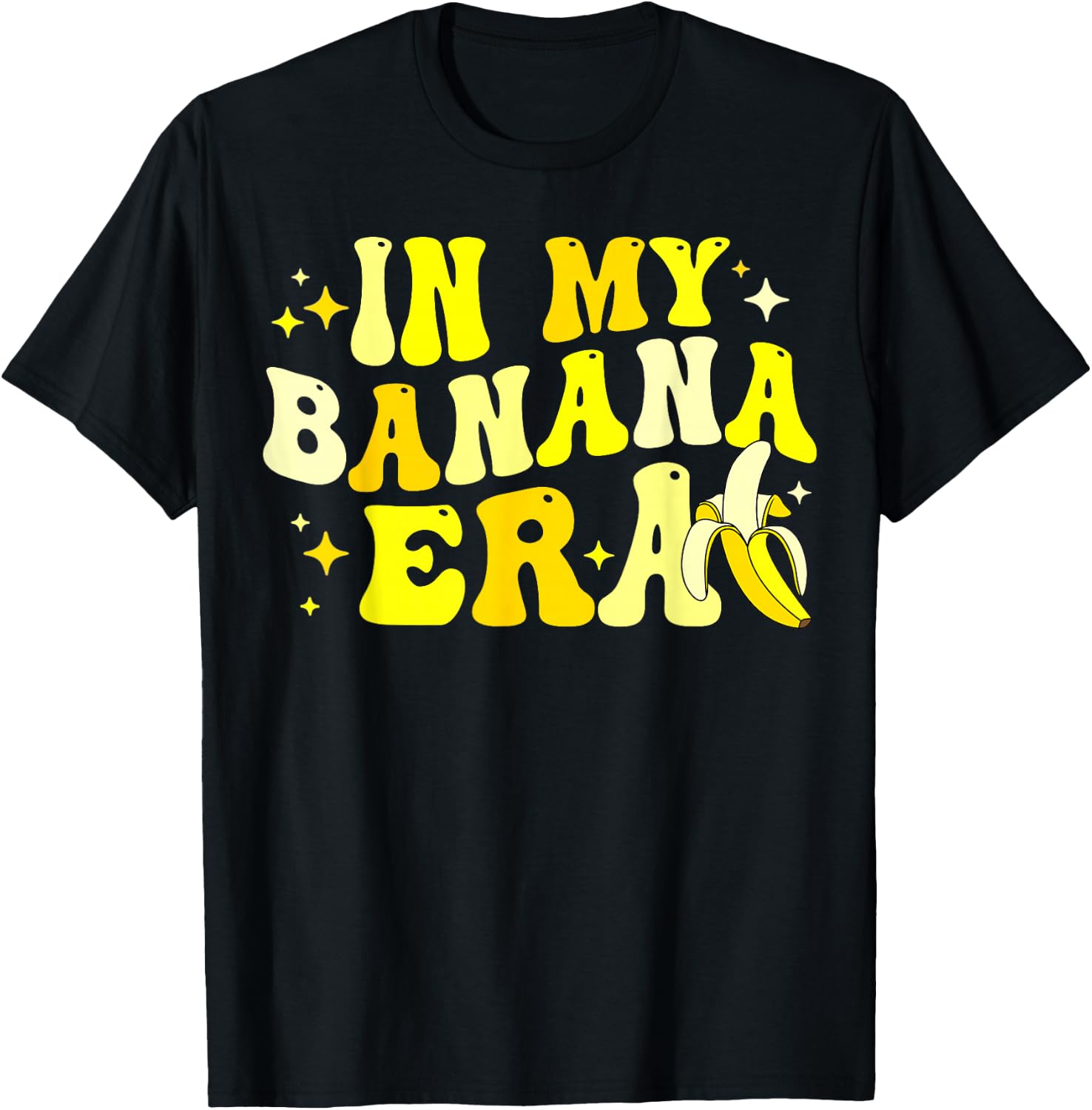 In My Banana Era Men Women Kids T-Shirt - T-Shirt | Black