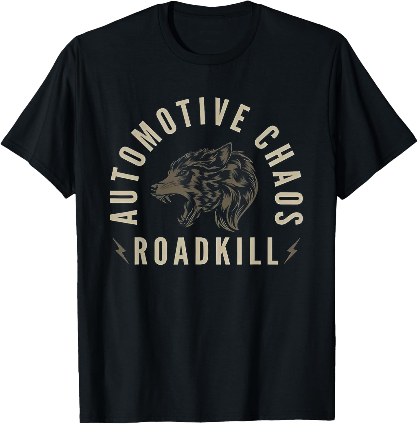 Roadkill Coyote motortrend , Small, Black T-Shirt - T-Shirt | Black