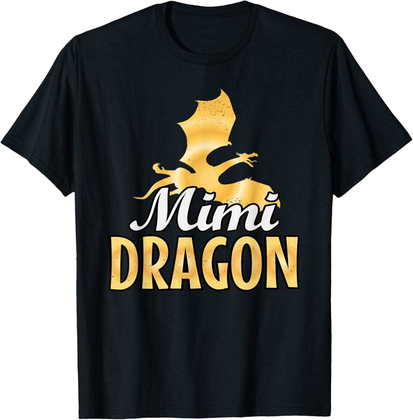 Mimi Dragon Lover Mother's Day T-Shirt - T-Shirt | Black