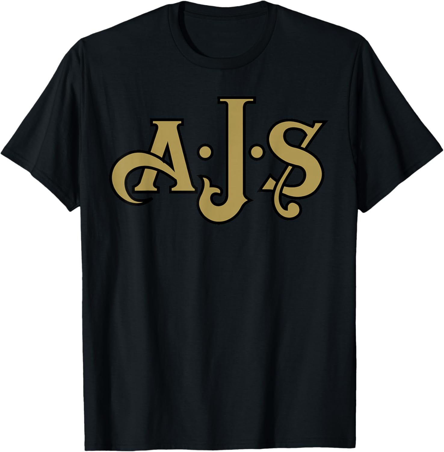 Vintage AJS Motorcycle T-Shirt - T-Shirt | Black