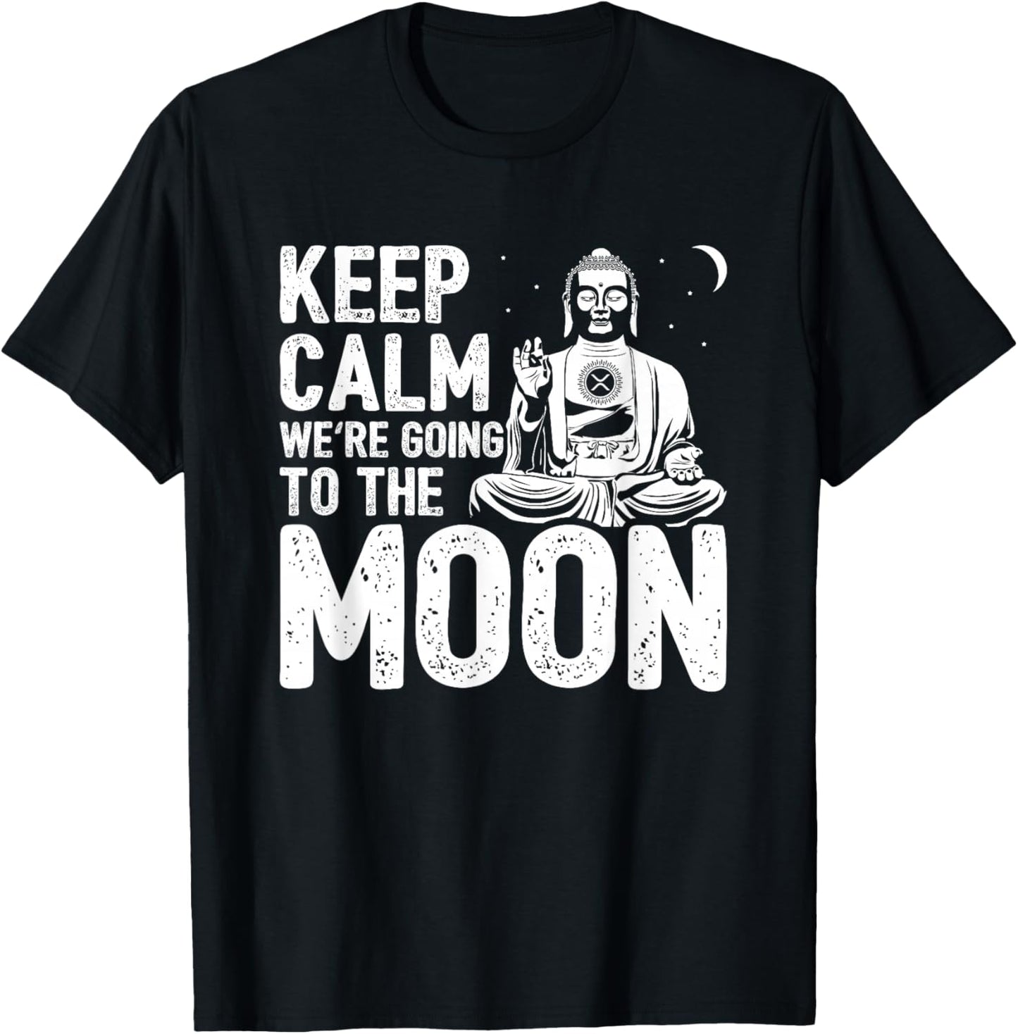 XRP Cryptocurrency - XRP To The Moon - Crypto Currency - XRP T-Shirt - T-Shirt | Black