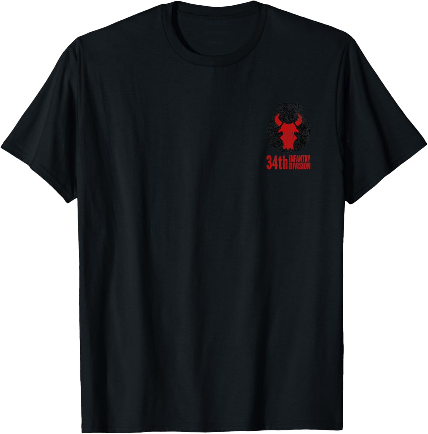 34th Infantry Division Army T-Shirt - T-Shirt | Black