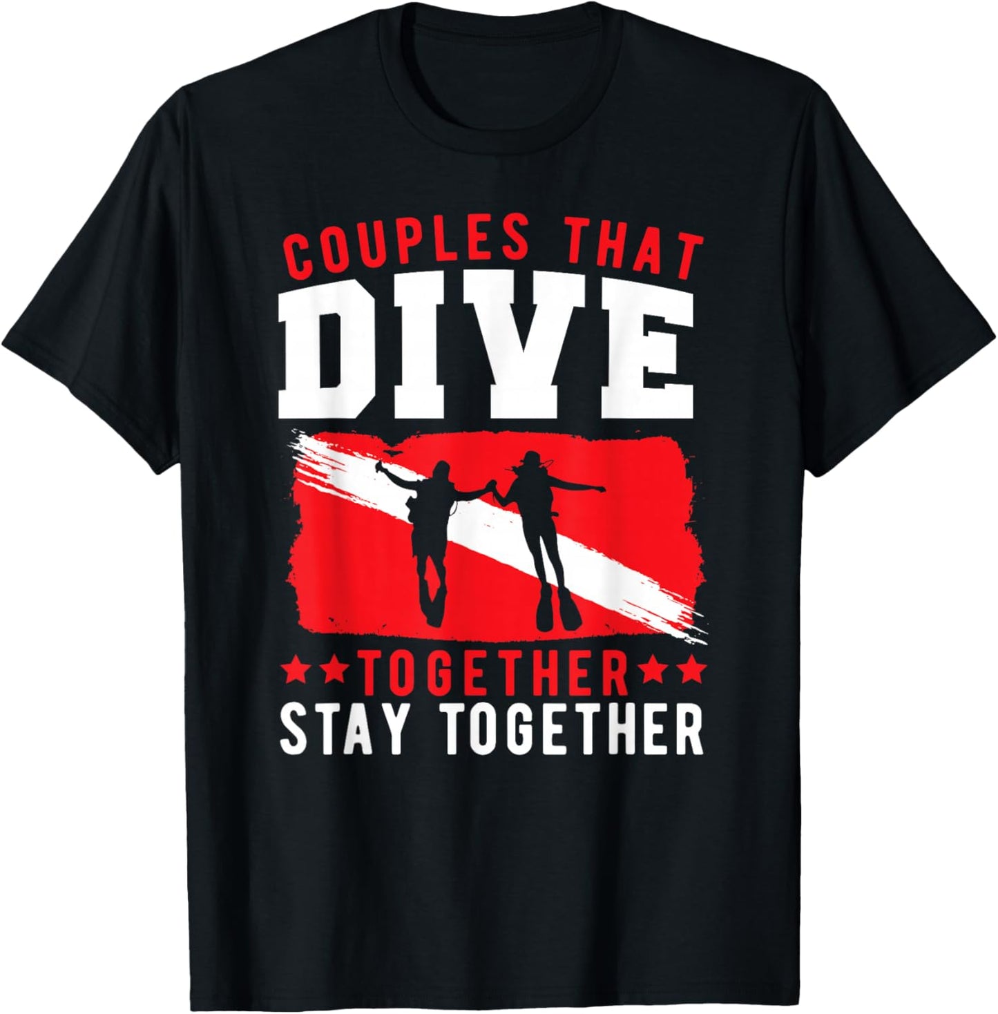 Scuba Diving Couple Scuba Squad - Deep Sea Diver Scuba Diver T-Shirt - T-Shirt | Black