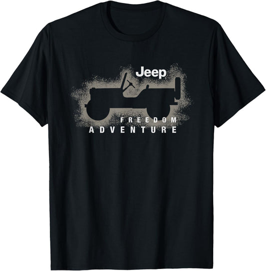 Jeep Willys Freedom T-Shirt - T-Shirt | Black