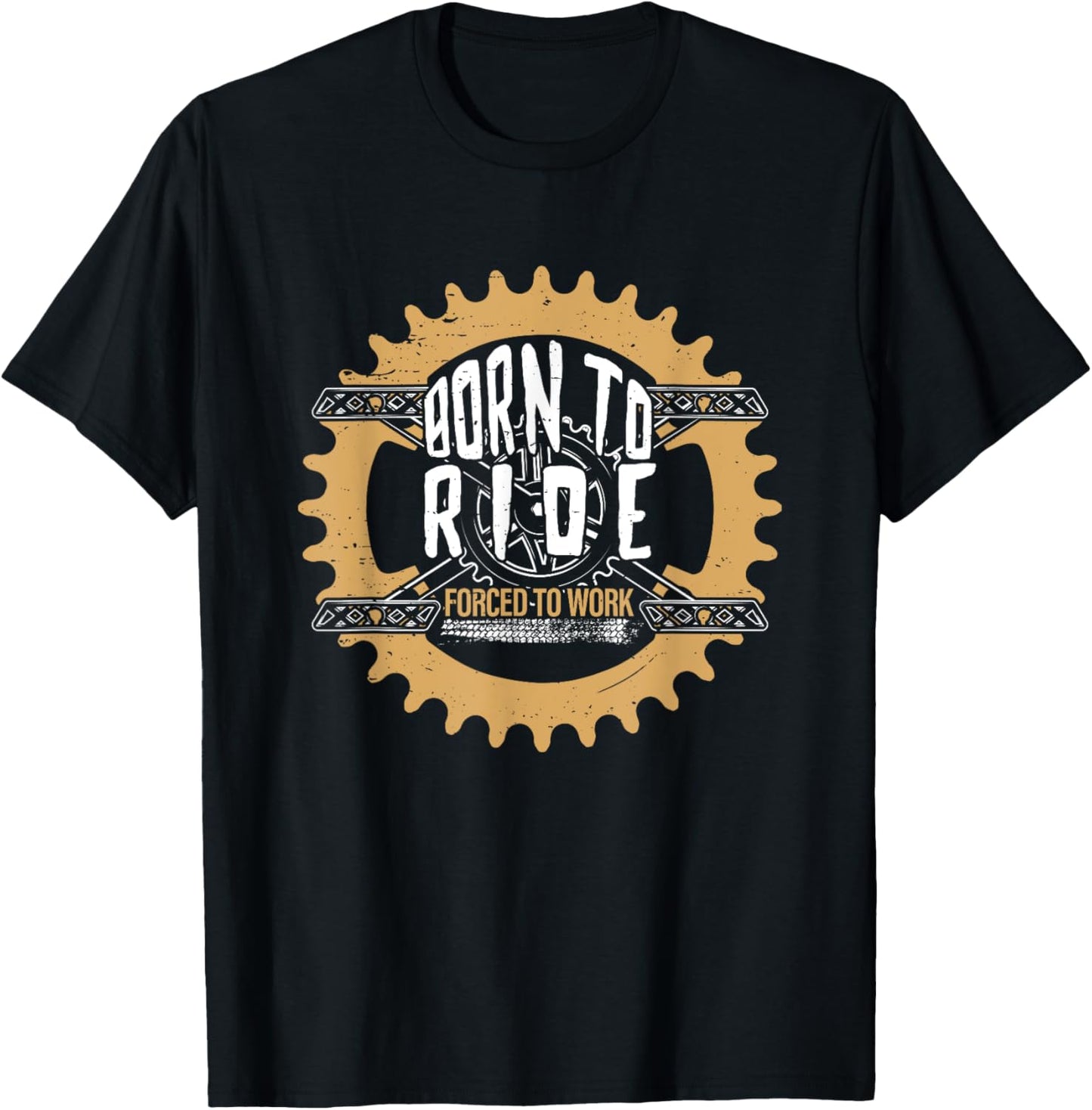 Funny Mountain Bike Biking MTB Dirt Trail Moto Clothing Idea T-Shirt - T-Shirt | Black