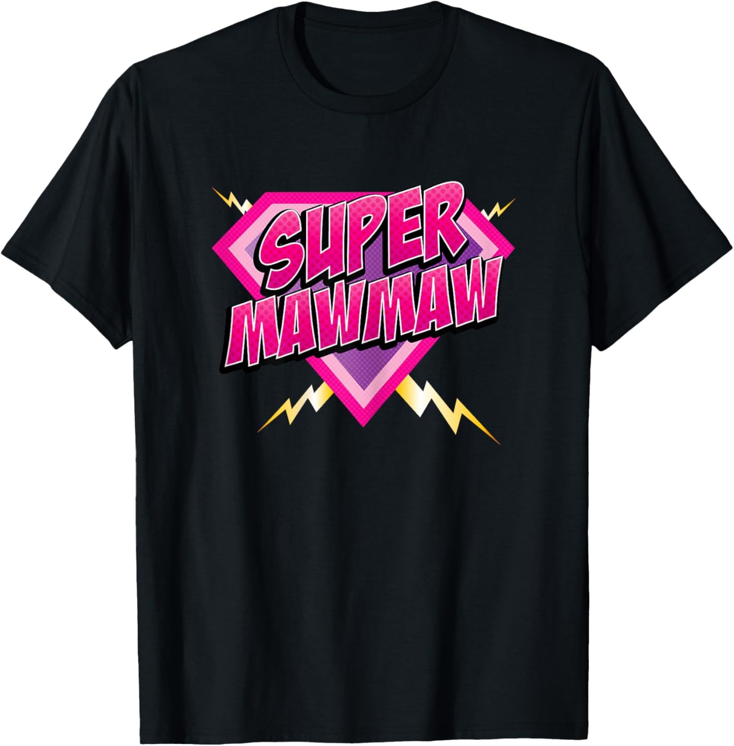 Super Mawmaw Superhero Grandmother Comic Book Women T-Shirt - T-Shirt | Black