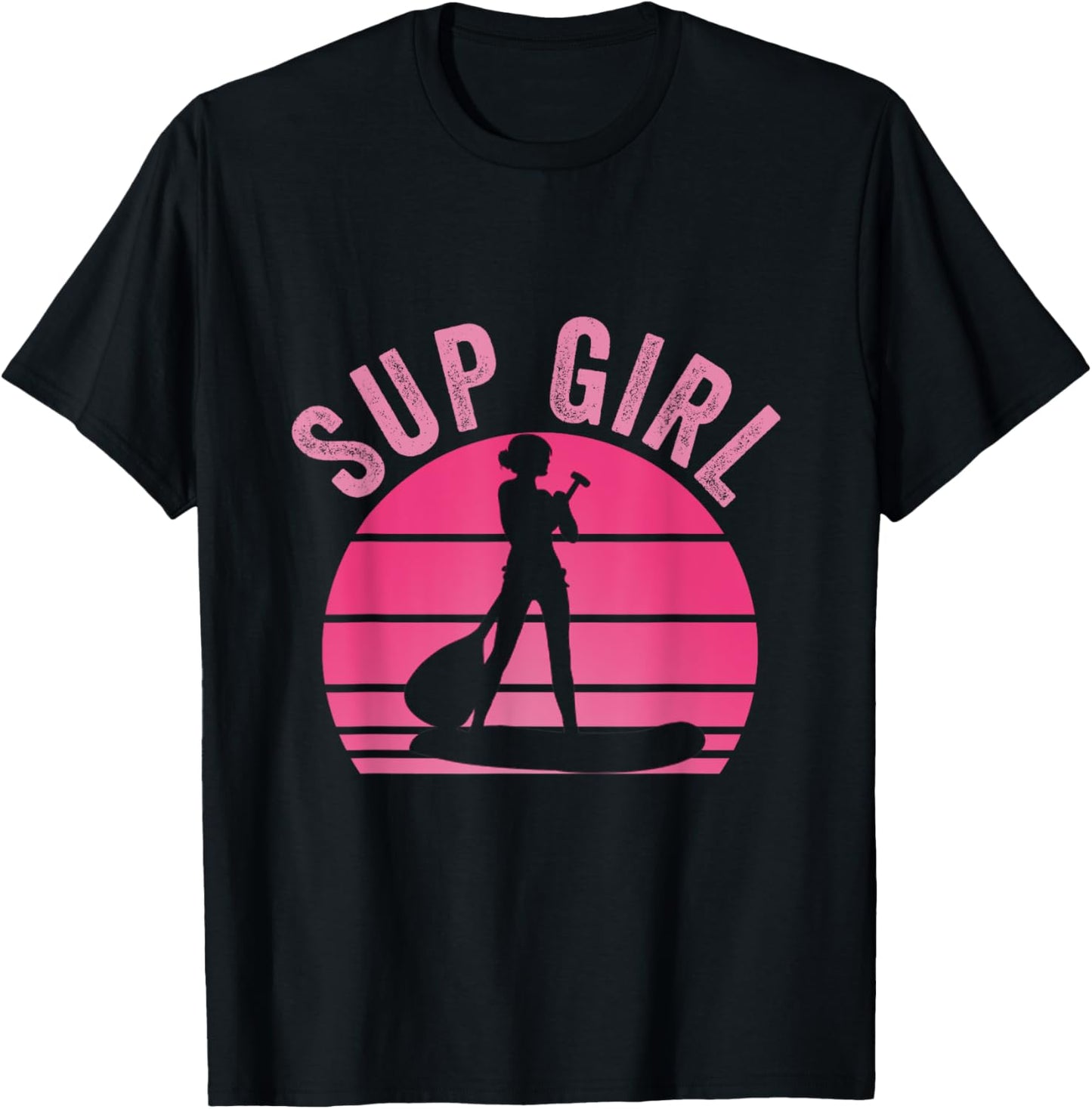 Stand Up Paddling Board SUP Supboard Girls T-Shirt - T-Shirt | Black