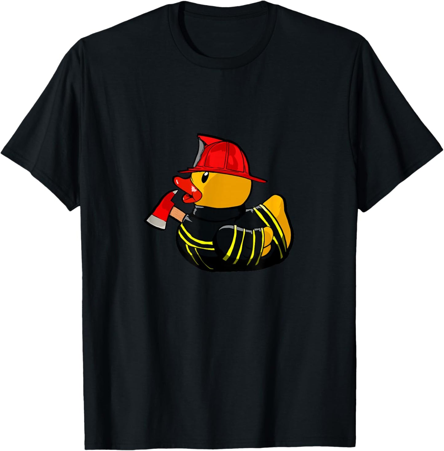 Fire Duck T-Shirt - T-Shirt | Black