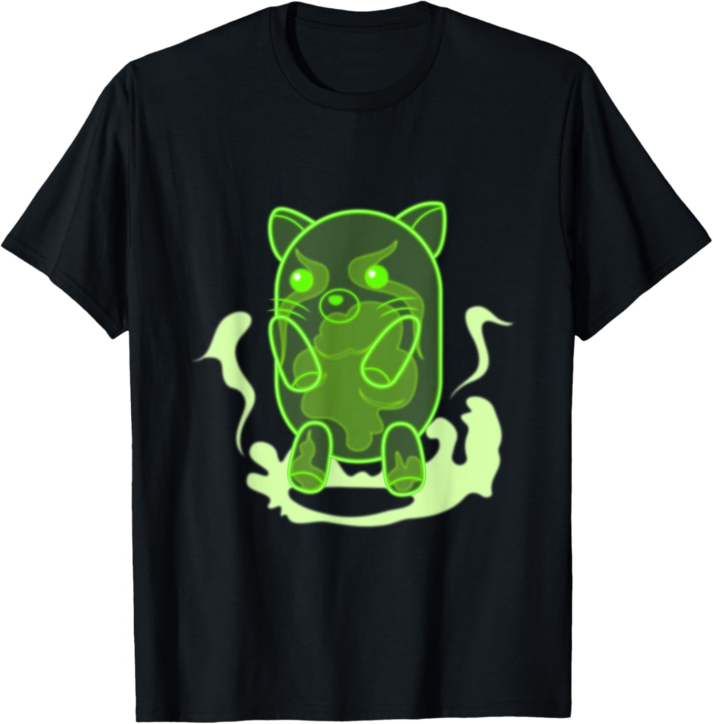 Pet Show: Ghost Cat! T-Shirt - T-Shirt | Black