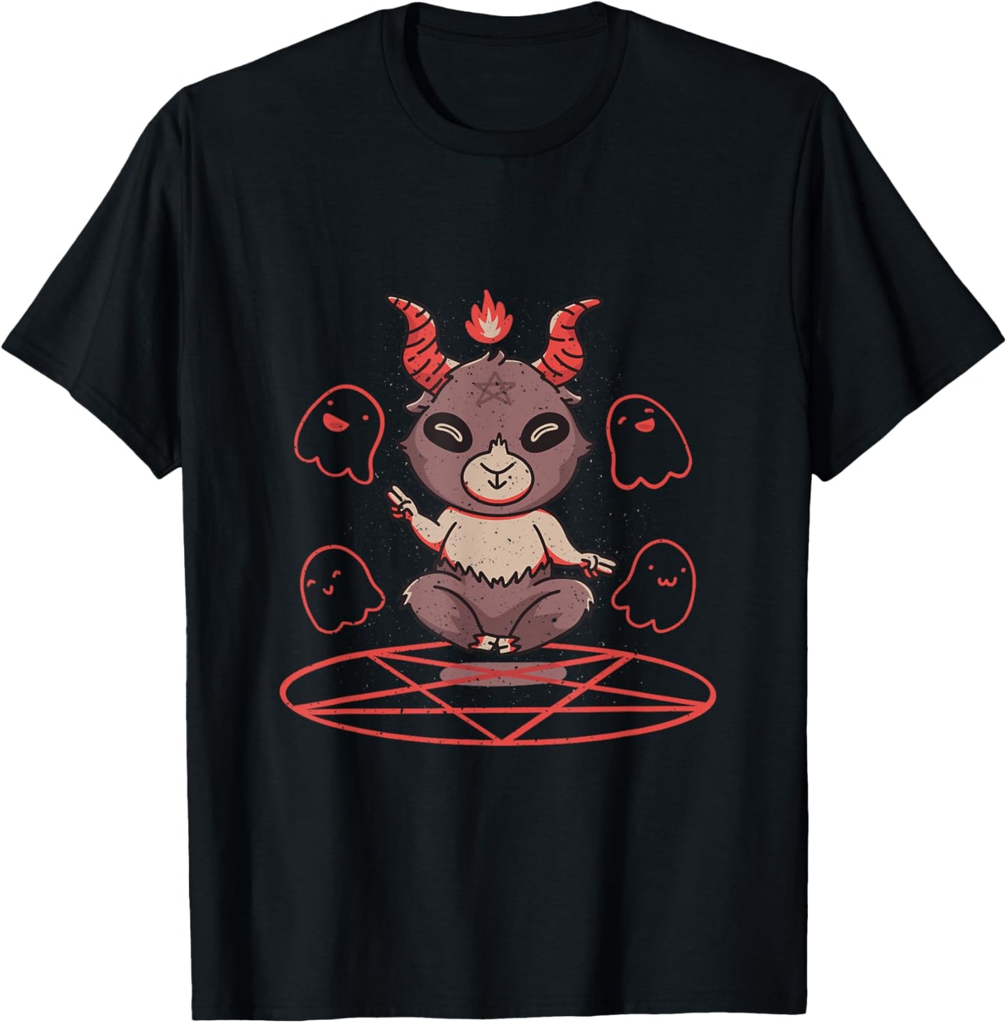 Cute Baby Baphomet T-Shirt - T-Shirt | Black