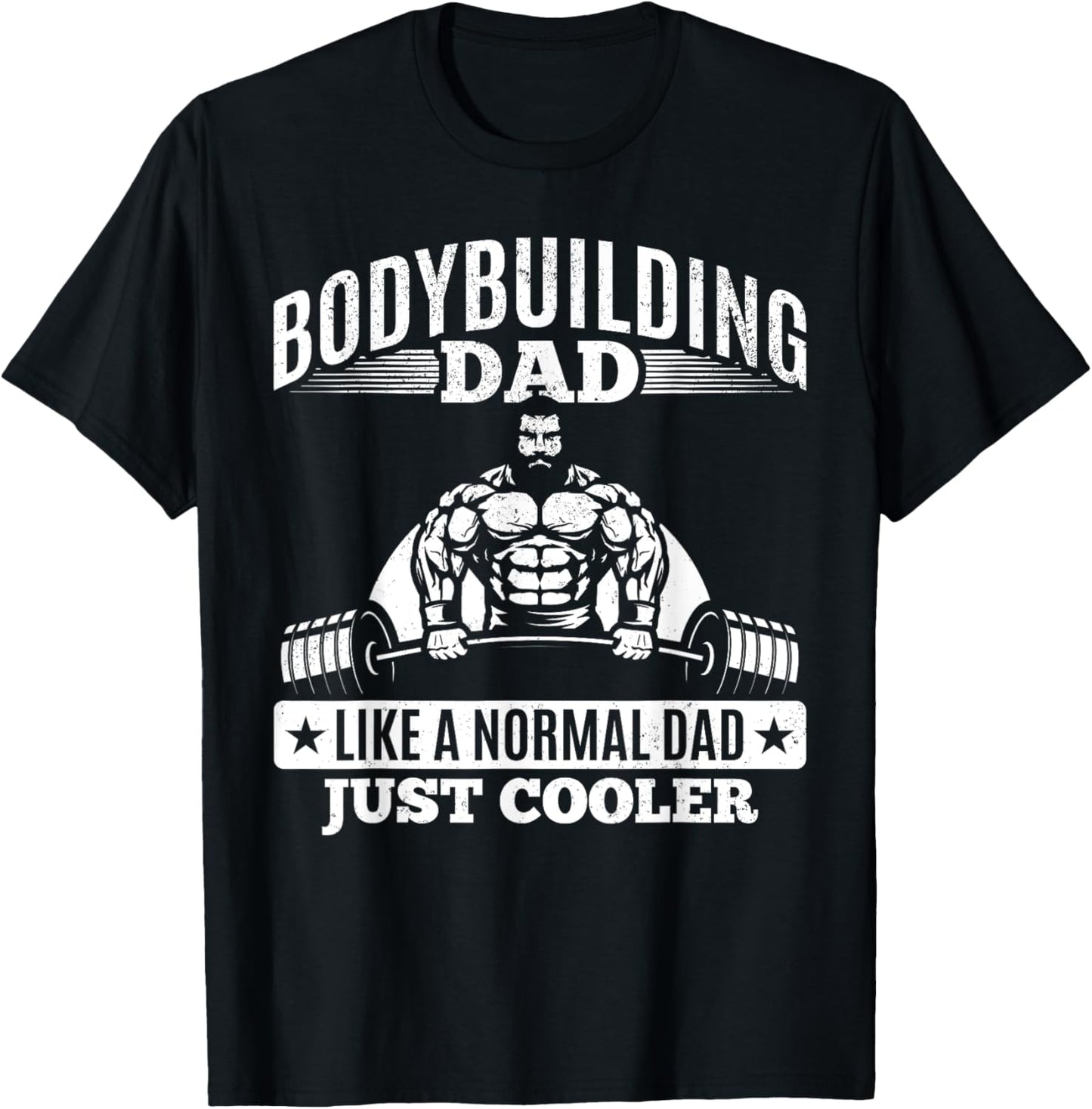 Powerlifting Daddy Training Fitness Gym Bodybuilding Dad T-Shirt - T-Shirt | Black