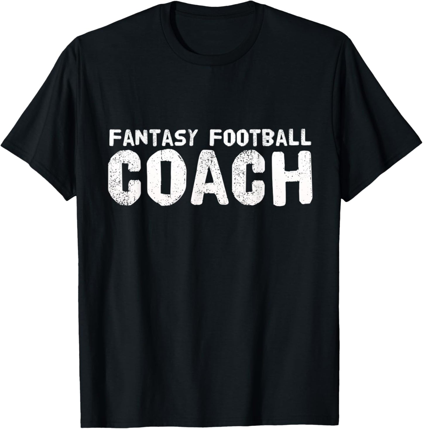 Fantasy Football Coach T-Shirt - T-Shirt | Black