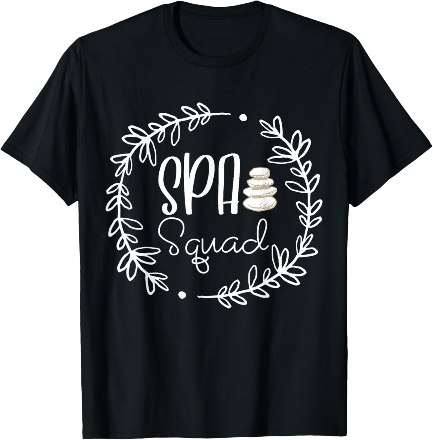 Spa Squad Funny Birthday Girl Party T-Shirt - T-Shirt | Black