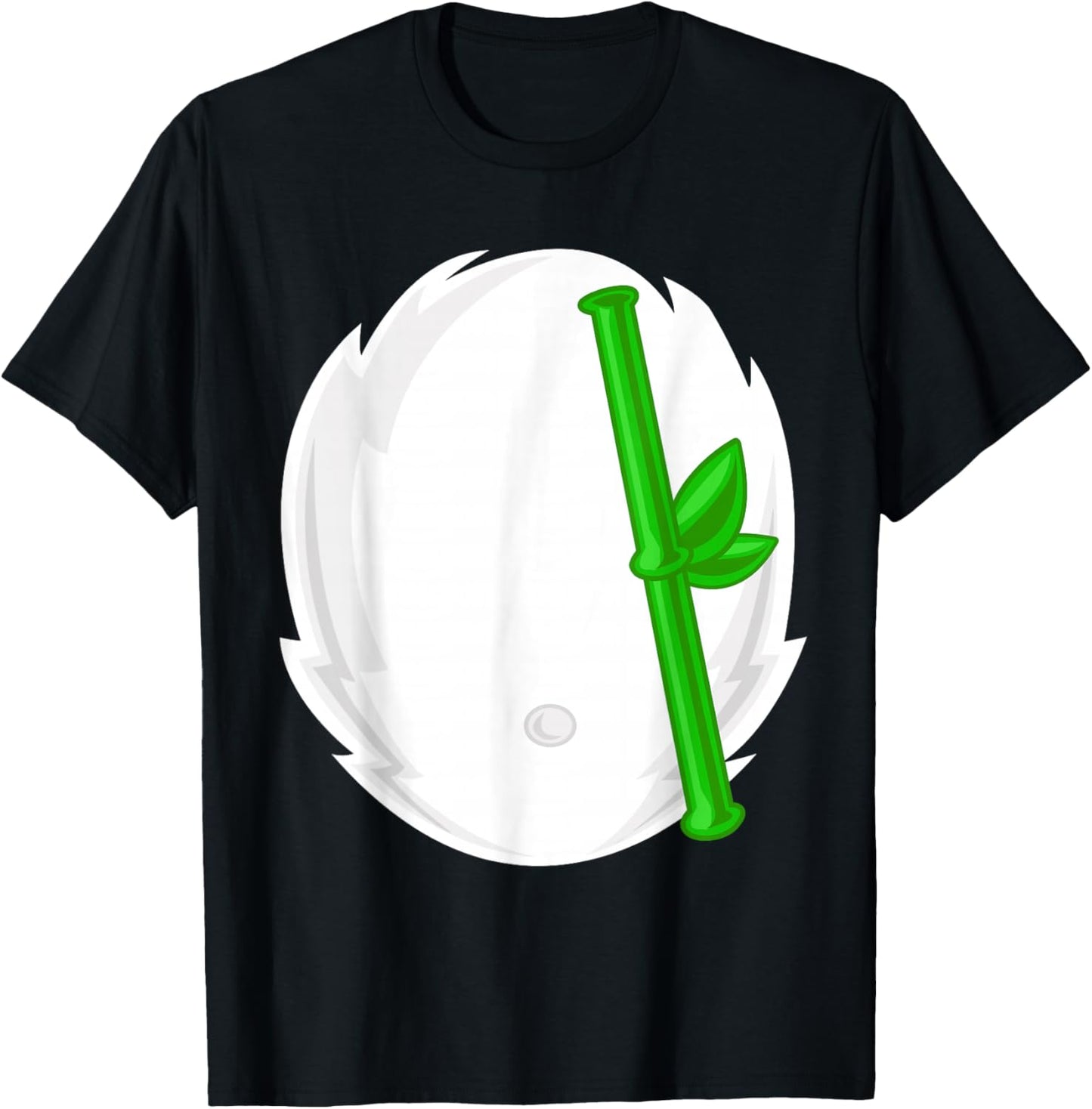 Funny Halloween Panda Shirt, Halloween Panda Costume T-Shirt - T-Shirt | Black