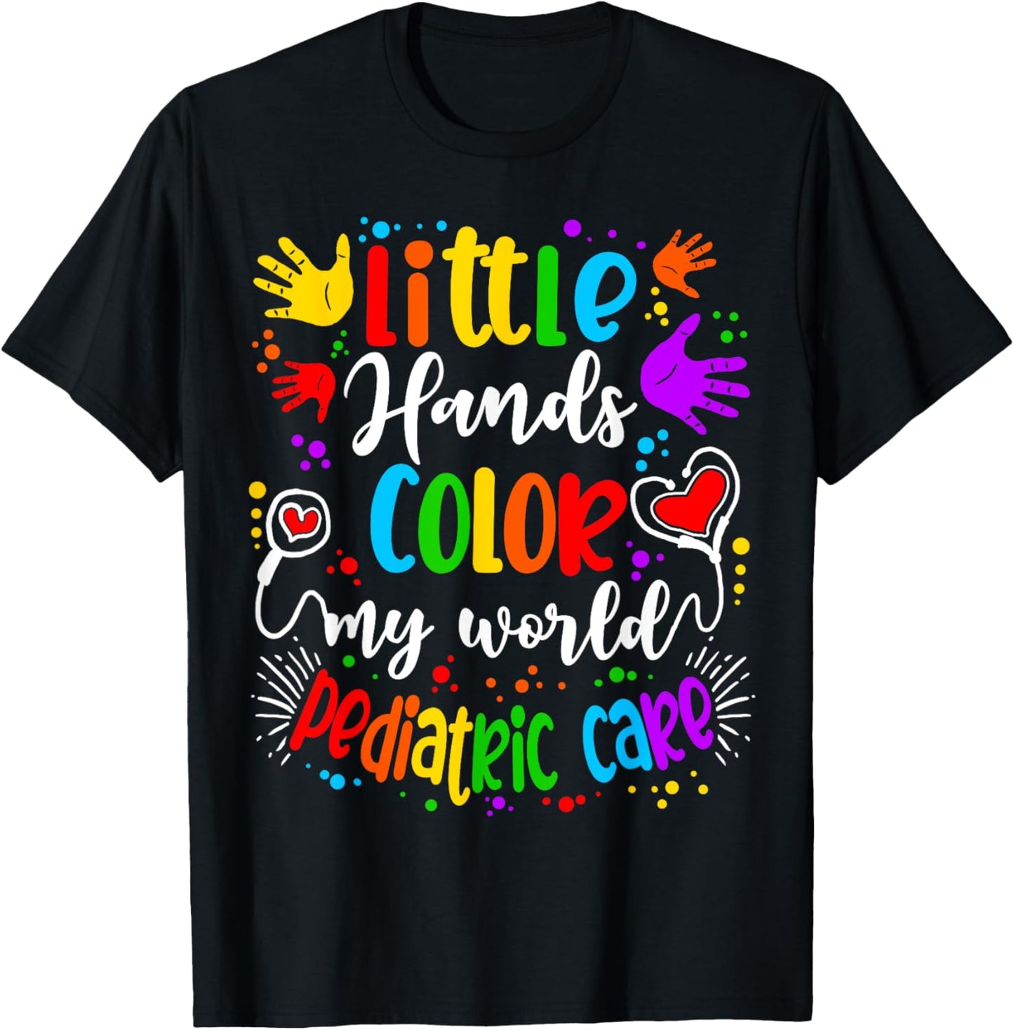 Pediatrician Peds Pediatric Nurse T-Shirt - T-Shirt | Black