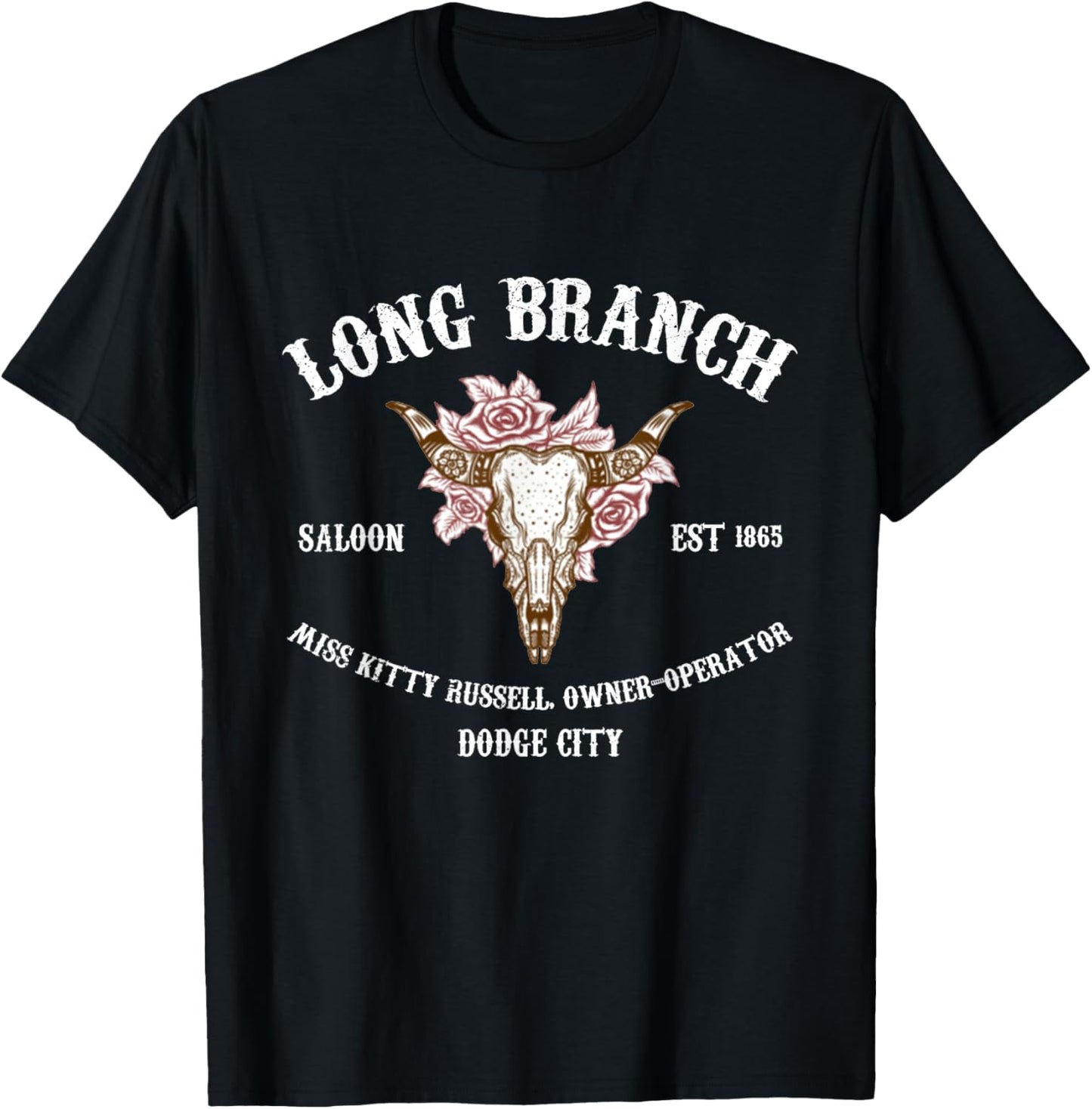 Gunsmoke | Long Branch Saloon T-Shirt - T-Shirt | Black